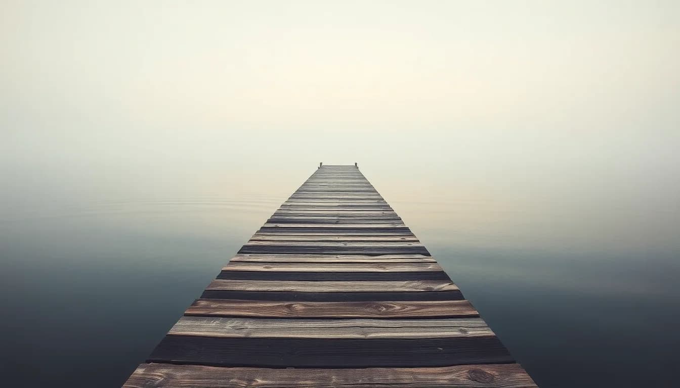 A long wooden jetty reaching over calm water at dawn, illustrating the long horizon of SIPP US tax reporting