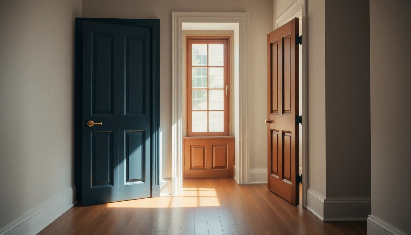 Panelled doors in a quiet Georgian office interior, representing the choice of US/UK tax services